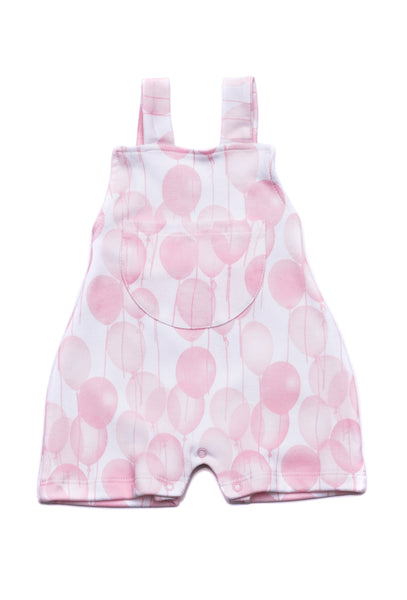 Baby Rompers Pink Ballons Pima Cotton