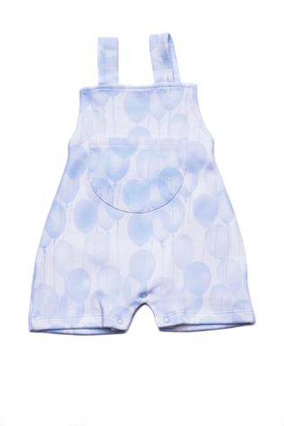 Baby Rompers Ballons Blue Pima Cotton