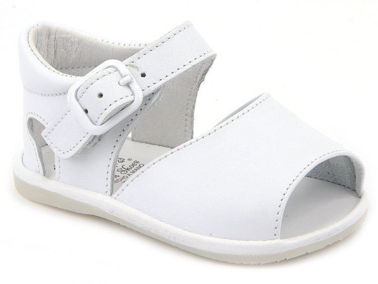 Casual Sandals White for Boys and Girls Leather Patucos Shoes