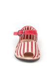 Casual Sandals Stripes Red Boys Leather Shoes for baby and infant