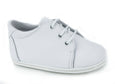 Classic Soft Leather Booties White for boys and girls by Patucos
