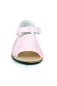 Casual Sandals Sparkling Pink for Girls Leather Patucos Shoes